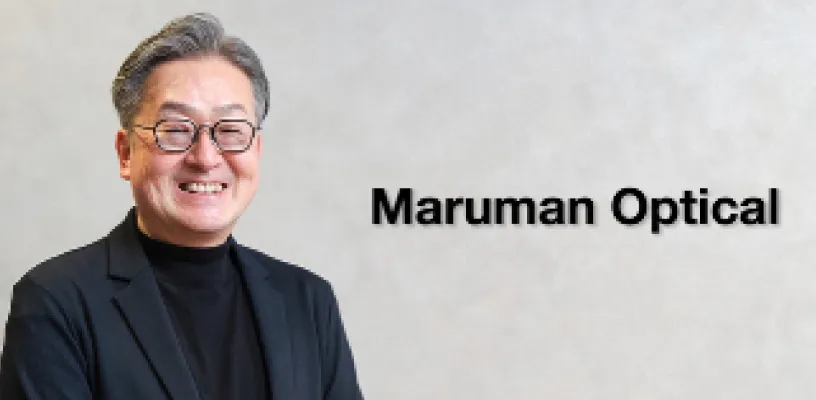 マルマンオプティカル株式会社の代表取締役、吉川氏の写真
